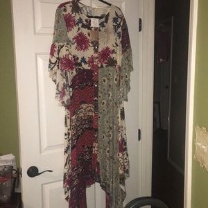 NWT Umgee Floral Bohemian Dress